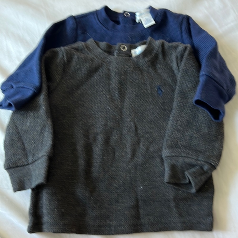 Set of Ralph  Lauren baby boy sweaters . 3 months